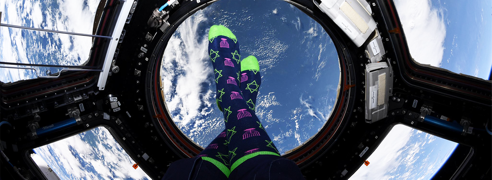Happy Holidays From Space! NASA Astronaut Celebrates Hanukkah in Festive Socks