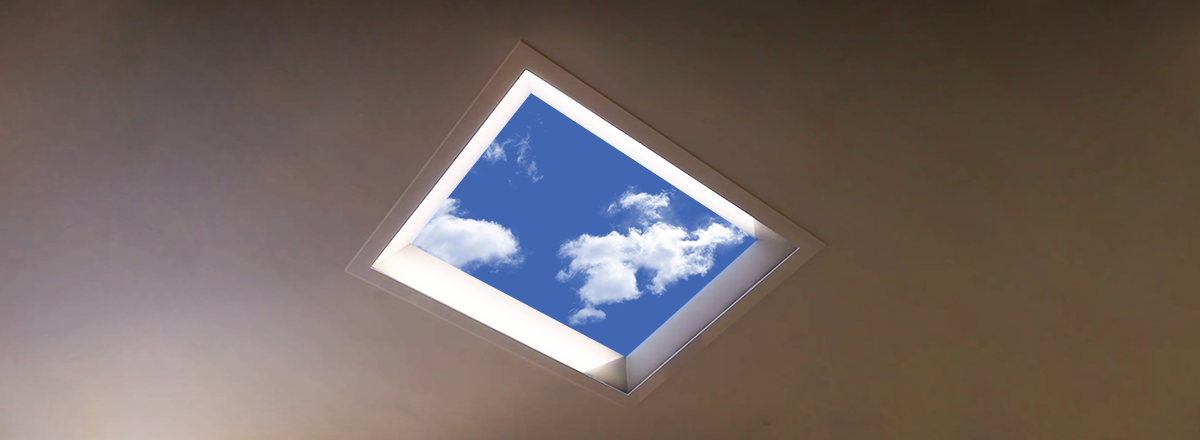 Mitsubishi Created Fake Skylight Video Displays for Stressed Office Workers in Japan