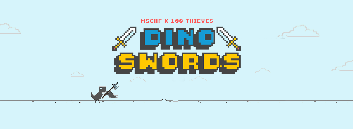 Google’s T-Rex Browser Game Received a Mod With Double Swords