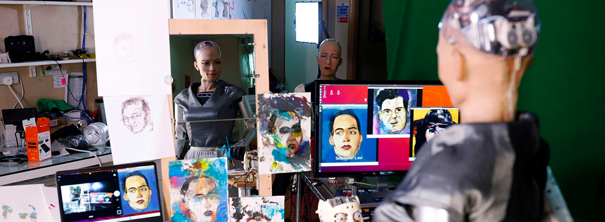 An NFT Artwork Created by Sophia the Robot Sold for $688,000