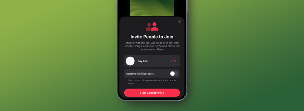 Apple Music Introduces Collaborative Playlists with iOS 17.3