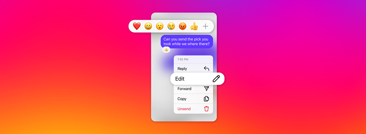 Instagram Finally Lets Everyone Edit Their DMs