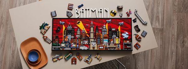 LEGO Launches Wall-Mountable Gotham City Skyline Set from Batman: The Animated Series